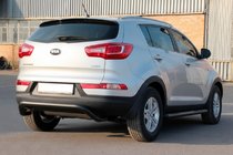 Kia Sportage 2010-2015 Rear Bar AK007 Black (Stainless Steel) photo 3