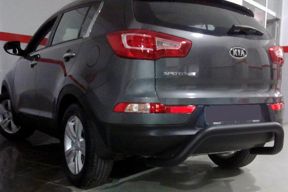 Kia Sportage 2010-2015 Rear Bar AK007 Black (Stainless Steel) Image