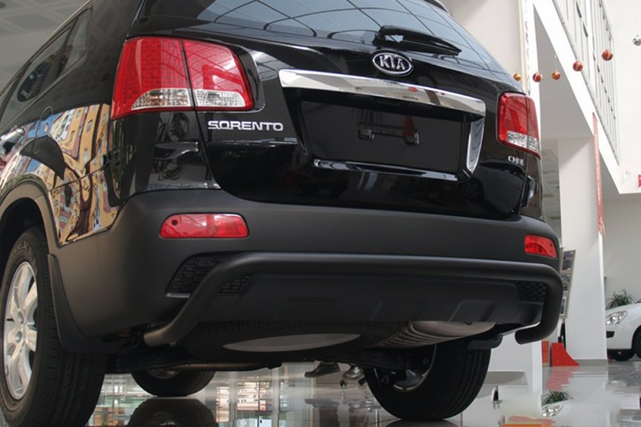Kia Sorento II XM 2009-2014 Rear Bar AK007 Black (Stainless Steel) Image