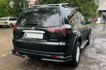 Mitsubishi Pajero Sport 2008-2015 Rear Guard AK003-Double Black (2 pcs, stainless steel) photo 1
