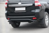 Toyota Land Cruiser Prado 150 2009-2023 Rear Bar AK008 Black (Stainless Steel) photo 3