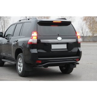 Rear Bar AK008 Black (Stainless Steel) Toyota Land Cruiser Prado 150 2009-2023 photo 1