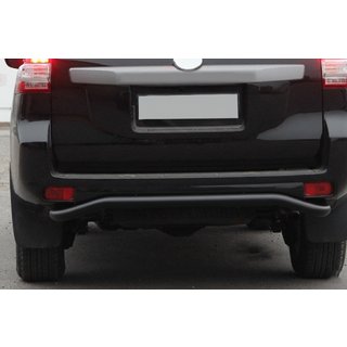Rear Bar AK008 Black (Stainless Steel) Toyota Land Cruiser Prado 150 2009-2023 photo 2