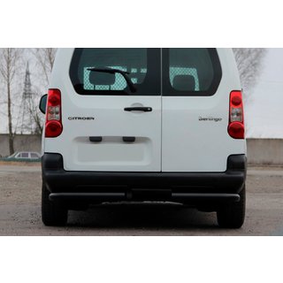 Rear Corner Bars AK003 Black (Stainless Steel) Citroen Berlingo 2008-2018 photo 1