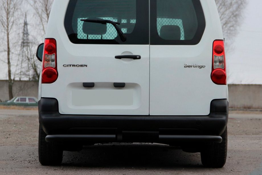 Citroen Berlingo 2008-2018 Rear Corner Bars AK003 Black (Stainless Steel) Image