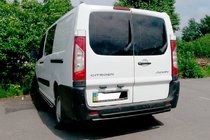 Citroen Jumpy 2007–2017 Rear Bar Double Black (Stainless Steel) photo 1