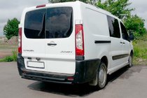 Citroen Jumpy 2007–2017 Rear Bar Double Black (Stainless Steel) photo 2