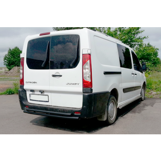 Rear Bar Double Black (Stainless Steel) Citroen Jumpy 2007–2017 photo 2