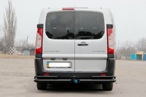Citroen Jumpy 2007–2017 Rear Corner Bars Double Black (2 pcs, stainless steel) photo 2