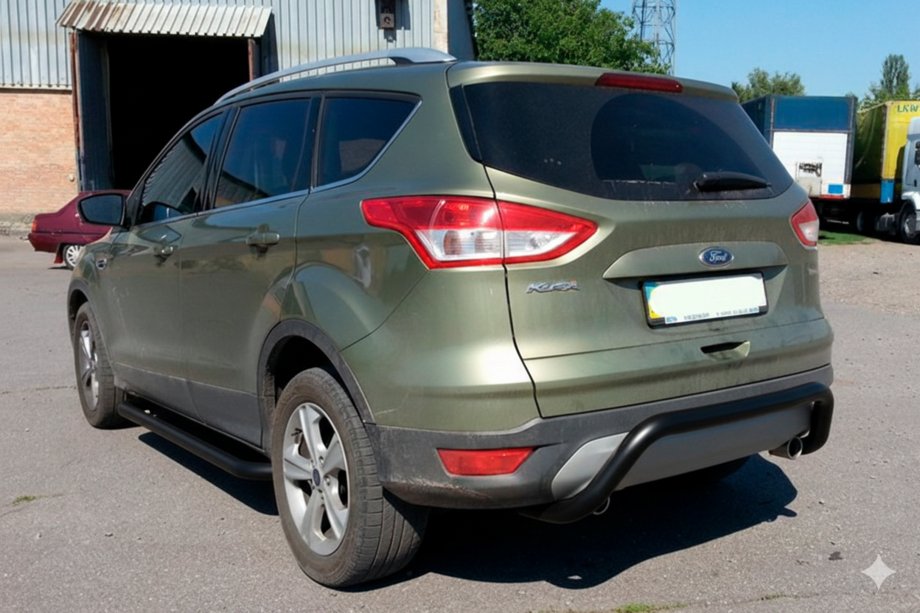 Ford Kuga 2008-2013 Rear Bar AK007 Black (Stainless Steel) Image