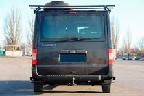 Ford Transit 2000–2014 Rear Corner Bars AK003-Double Black (Stainless Steel) photo 3