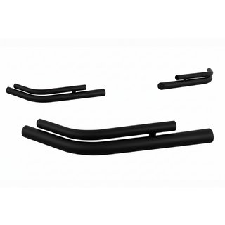 Rear Corner Bars AK003-Double Black (Stainless Steel) Ford Transit 2000–2014 photo 4