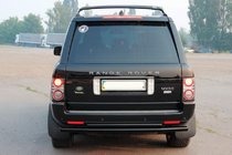 Range Rover III L322 2002-2012 Rear Double Roll Bar AK002 Black (Stainless Steel) photo 2