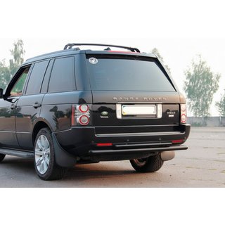 Rear Double Roll Bar AK002 Black (Stainless Steel) photo 1