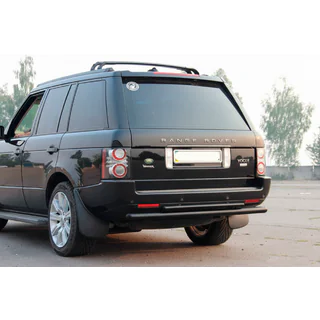 Rear Double Roll Bar AK002 Black (Stainless Steel) photo 1