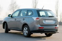 Mitsubishi Outlander 2012-2021 Rear Bar AK004 Black (Stainless Steel) photo 1