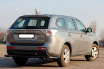 Mitsubishi Outlander 2012-2021 Rear Bar AK004 Black (Stainless Steel) photo 3
