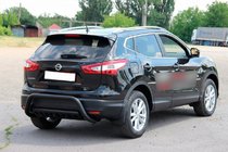 Nissan Qashqai 2014-2021 Rear Bar AK007-1 Black (Stainless Steel) photo 3