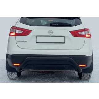 Rear Bar AK007-1 Black (Stainless Steel) Nissan Qashqai 2014-2021 photo 2