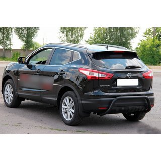 Rear Bar AK007-1 Black (Stainless Steel) Nissan Qashqai 2014-2021 photo 4