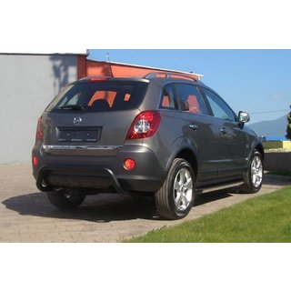 Rear Bar AK007-1 Black (Stainless Steel) Opel Antara 2006-2017 photo 2