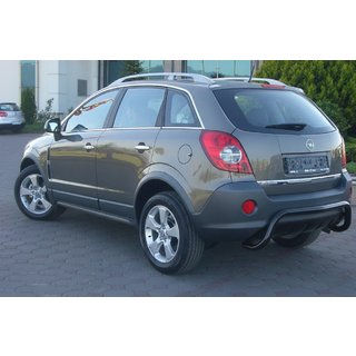 Rear Bar AK007-1 Black (Stainless Steel) Opel Antara 2006-2017 photo 3