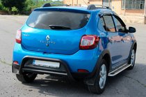 Renault Sandero 2013-2022 Rear Bar AK007 Black (Stainless Steel) photo 4