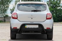 Renault Sandero 2013-2022 Rear Bar AK007 Black (Stainless Steel) photo 1