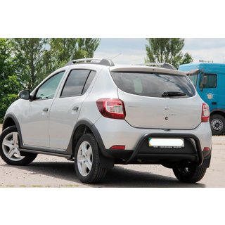 Rear Bar AK007 Black (Stainless Steel) Dacia Sandero 2013-2020 photo 3