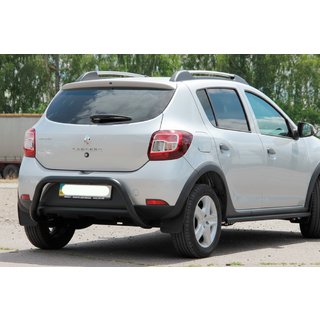 Rear Bar AK007 Black (Stainless Steel) Dacia Sandero 2013-2020 photo 1