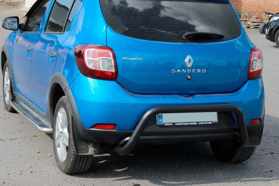 Dacia Sandero 2013-2020 Rear Bar AK007 Black (Stainless Steel) Photo 5