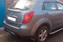 SsangYong Korando 2010-2019 Rear Bar AK007 Black (Stainless Steel) photo 4