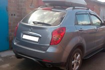 SsangYong Korando 2010-2019 Rear Bar AK007 Black (Stainless Steel) photo 2