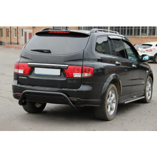 Rear Bar AK007 Black (Stainless Steel) SsangYong Kyron 2005-2014 photo 1