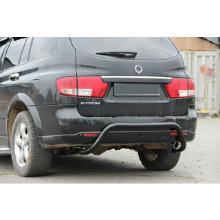 Rear Bar AK007 Black (Stainless Steel) SsangYong Kyron 2005-2014 photo 2