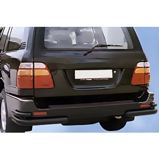 Rear Corner Bars AK003-Double Black (2 pcs, stainless steel) Toyota Land Cruiser 100 1998-2007 photo 3