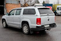 Volkswagen Amarok 2010-2022 Rear Corner Bars AK003-Double Black (2 pcs, stainless steel) photo 2