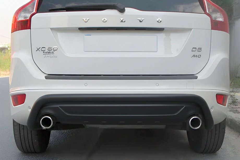 Volvo XC60 2009-2017 Rear Guard AK007 Black (Stainless Steel) Image