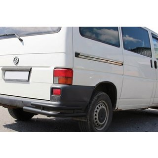 Rear Double Corner Bars AK003-Double Black (2 pcs, stainless steel) Volkswagen T4 Transporter 1990-2003 photo 1