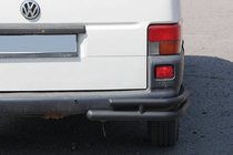 Volkswagen T4 Caravelle/Multivan 1990–2003 Rear Double Corner Bars AK003-Double Black (2 pcs, stainless steel) photo 3
