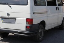 Volkswagen T4 Caravelle/Multivan 1990–2003 Rear Double Corner Bars AK003-Double Black (2 pcs, stainless steel) photo 4