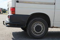 Volkswagen T4 Caravelle/Multivan 1990–2003 Rear Double Corner Bars AK003-Double Black (2 pcs, stainless steel) photo 2