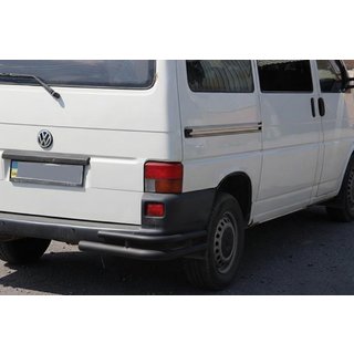 Rear Double Corner Bars AK003-Double Black (2 pcs, stainless steel) Volkswagen T4 Caravelle/Multivan 1990–2003 photo 4