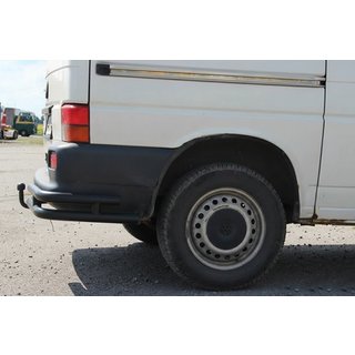 Rear Double Corner Bars AK003-Double Black (2 pcs, stainless steel) Volkswagen T4 Caravelle/Multivan 1990–2003 photo 2
