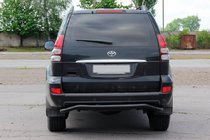Toyota Land Cruiser Prado 120 2002-2009 Rear Guard AK008 Black photo 2