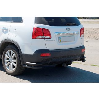 Rear Double Corner Bars AK003-Double Black (Stainless Steel) photo 1