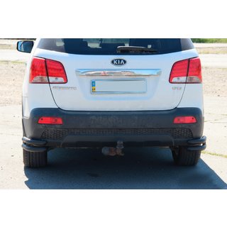 Rear Double Corner Bars AK003-Double Black (Stainless Steel) photo 2