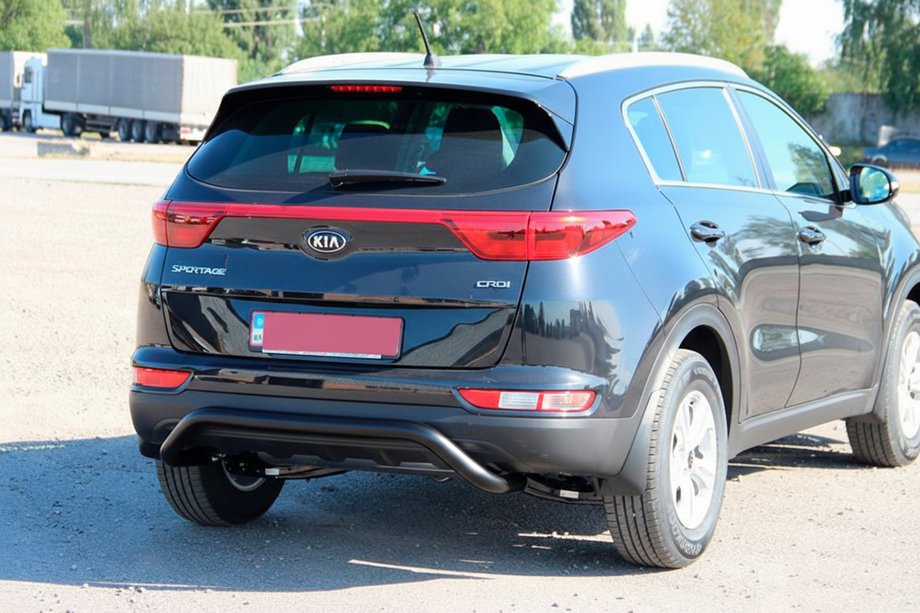 Kia Sportage 2015-2021 Rear Guard AK007 Black (Stainless Steel) Image