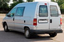 Citroen Jumpy 1996-2007 Rear Double Corner Bars AK003 Double Black (Stainless Steel) photo 4