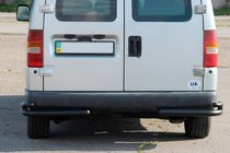Citroen Jumpy 1996-2007 Rear Double Corner Bars AK003 Double Black (Stainless Steel) photo 1